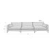 ZUIVER Sommer 4,5-seters sofa - antrasittgr polyester og stl