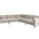 ZUIVER Sommer 7-seters hjrnesofa - lamell polyester og stl