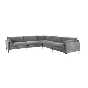 ZUIVER Sommer 7-personers sofa antracit