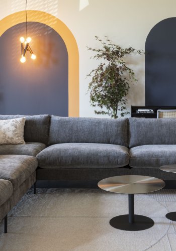 ZUIVER Sommer 7-seters sofa antrasitt