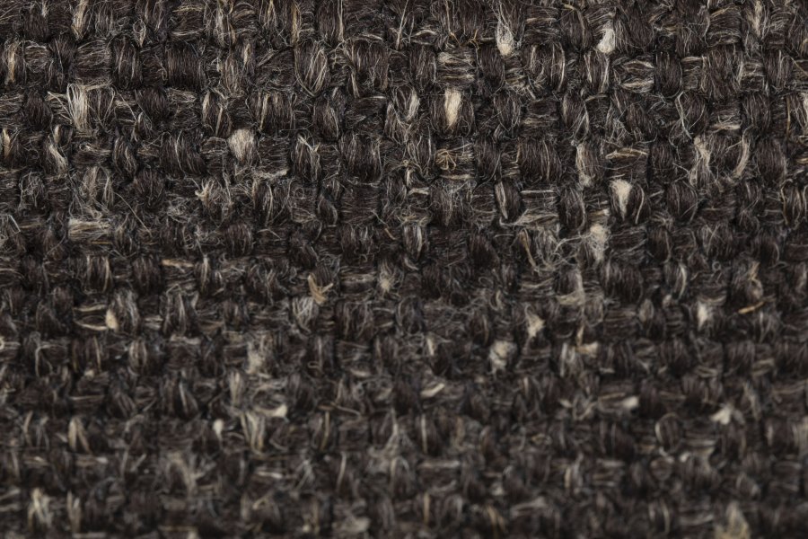 ZUIVER Sense 3 pers. sofa - espressostoff og svart polypropylen