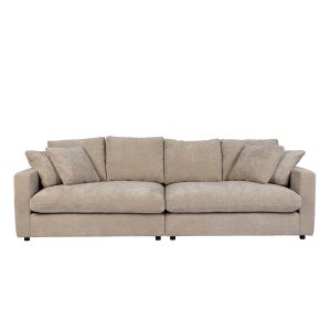 ZUIVER Sense 3-personers sofa - natur soft polyester og plast