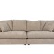 ZUIVER Sense 3-manns sofa - naturlig myk polyester og plast