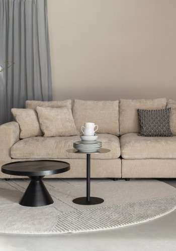 ZUIVER Sense 3-manns sofa - naturlig myk polyester og plast