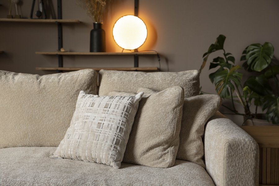 ZUIVER Sense 3-manns sofa - naturlig myk polyester og plast