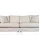 ZUIVER Sense 3-manns sofa - krem polyester og plast