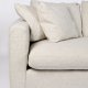 ZUIVER Sense 3-manns sofa - krem polyester og plast