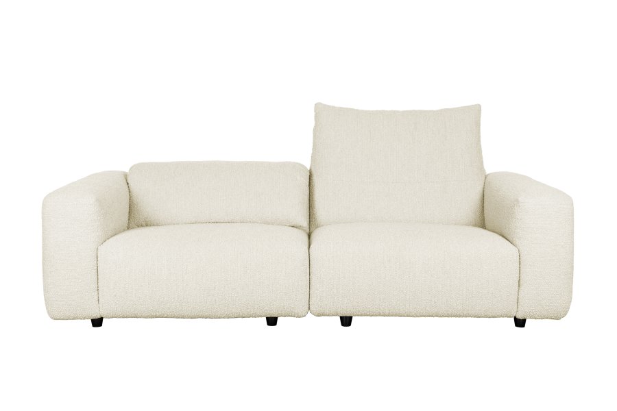 ZUIVER Wings 3-seters sofa - naturlig polyester og tre