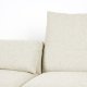 ZUIVER Wings 3-seters sofa - naturlig polyester og tre