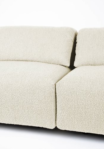 ZUIVER Wings 3-seters sofa - naturlig polyester og tre