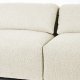 ZUIVER Wings 3-seters sofa - naturlig polyester og tre