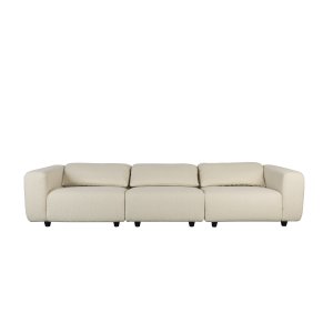 ZUIVER Wings 4,5-Sitzer-Sofa - Naturpolyester und Holz