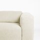 ZUIVER Wings 4,5-manns sofa - naturlig polyester og tre