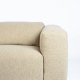 ZUIVER Wings 3-seters sofa - karamell polyester og tre