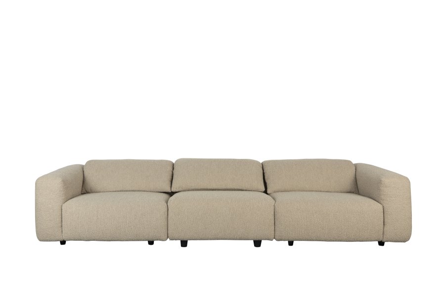 ZUIVER Wings 4,5-seters sofa - karamell polyester og tre