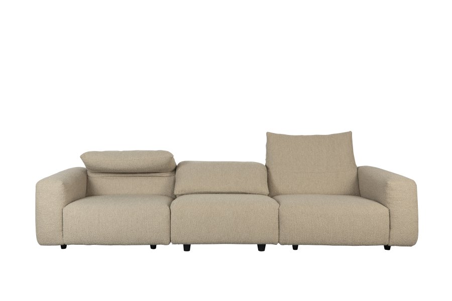 ZUIVER Wings 4,5-seters sofa - karamell polyester og tre