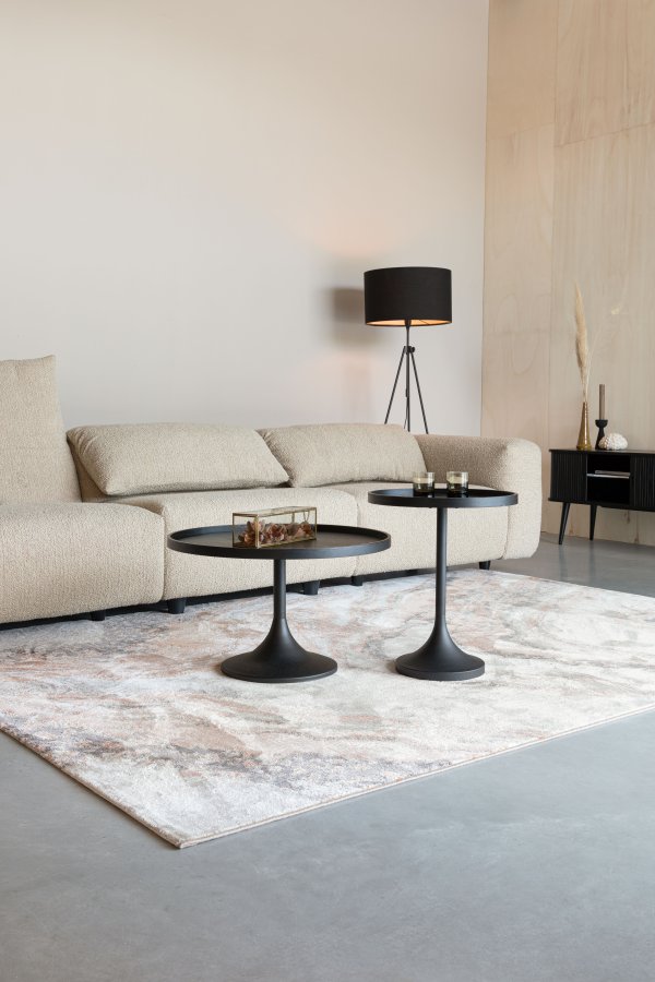 ZUIVER Wings 4,5-seters sofa - karamell polyester og tre