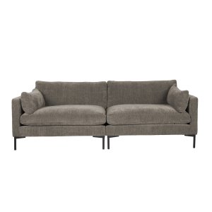 ZUIVER Sommer 3-personers sofa - coffee polyester og stl