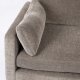 ZUIVER Sommer 3-seters sofa - kaffe polyester og stl