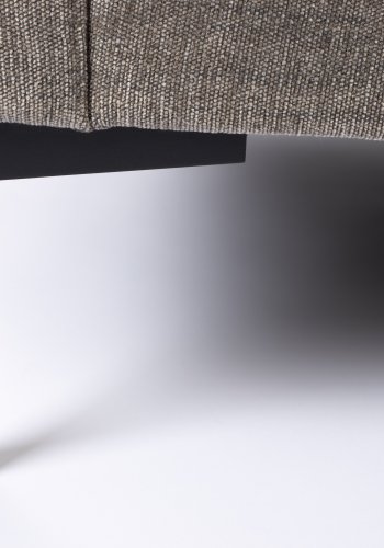 ZUIVER Sommer 3-seters sofa - kaffe polyester og stl