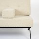 ZUIVER Bowie sofa - beige polyester og stl