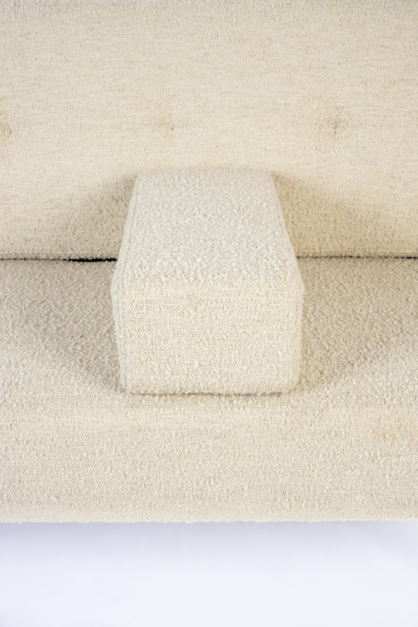 ZUIVER Bowie sofa - beige polyester og stl