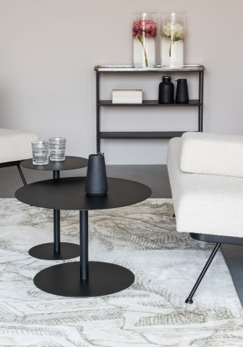 ZUIVER Bowie sofa - beige polyester og stl