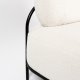 WHITE LABEL LIVING Polly sofa - elfenben teddystoff og strykejern