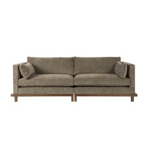  Zuiver  ZUIVER Blossom 3-personers sofa - moss stof og egetr
