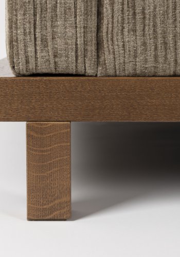  Zuiver  ZUIVER Blossom 3-personers sofa - moss stof og egetr