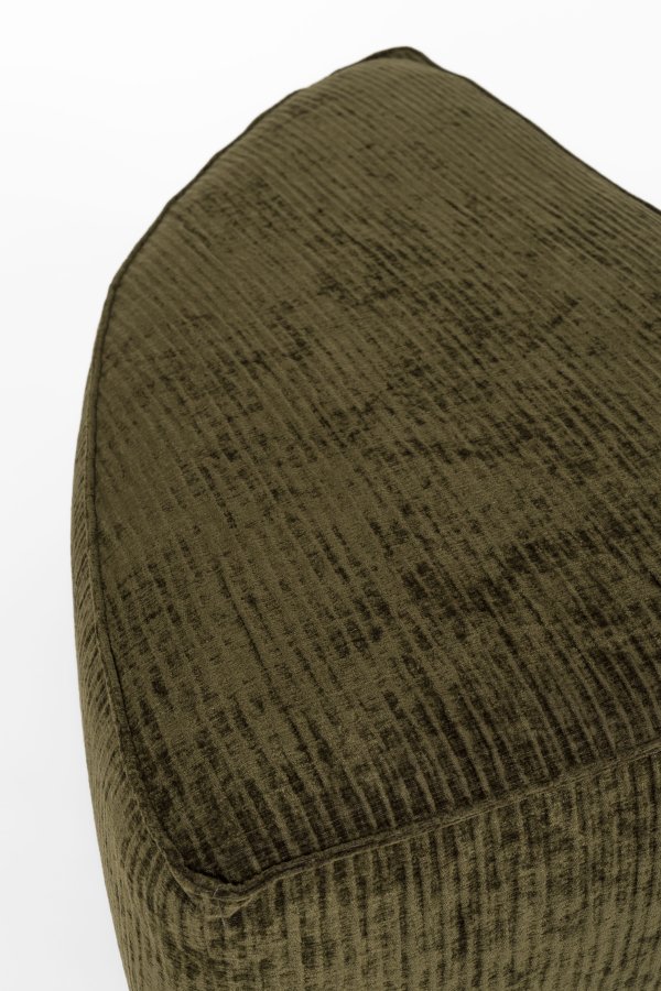 ZUIVER Hunter Sofaelement Pai Pouf, Hyre - skogsflyel og plast