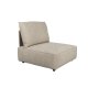 ZUIVER Hunter Sofa Element 1,5-seter, med rygg - ekte flyel og plast