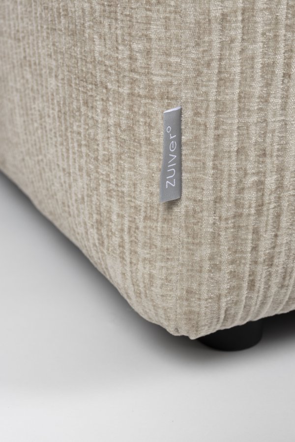 ZUIVER Hunter Sofa Element 1,5-seter, uten rygg - ekte flyel og plast