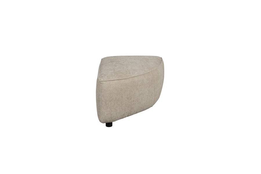 ZUIVER Hunter Sofaelement Pai Pouf, Hyre - ekte flyel og plast