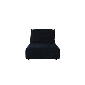 ZUIVER Hunter Sofa Element 1,5-personers, m. ryg - navy fljl og plast
