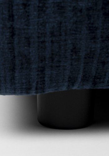 ZUIVER Hunter Sofa Element 1,5-seter, uten rygg - marine flyel og plast