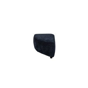 ZUIVER Hunter Sofa element Pie Puf, Venstre - navy fljl og plast