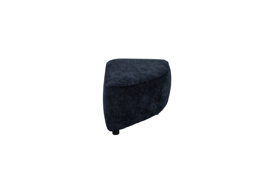 ZUIVER Hunter Sofaelement Pai Pouf, Hyre - marine flyel og plast