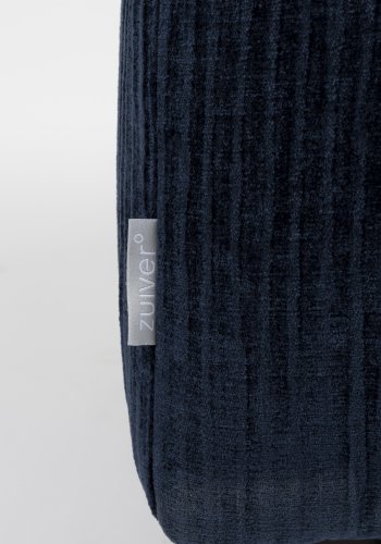 ZUIVER Hunter Sofaelement Pai Pouf, Hyre - marine flyel og plast