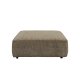 ZUIVER Hunter Sofa Element 1,5-seter, uten rygg - moseflyel og plast