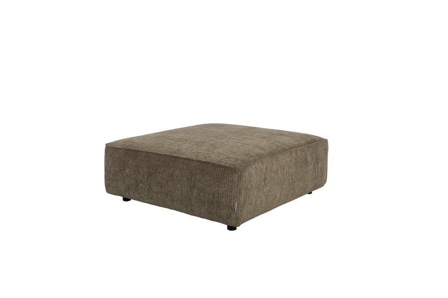 ZUIVER Hunter Sofa Element 1,5-seter, uten rygg - moseflyel og plast