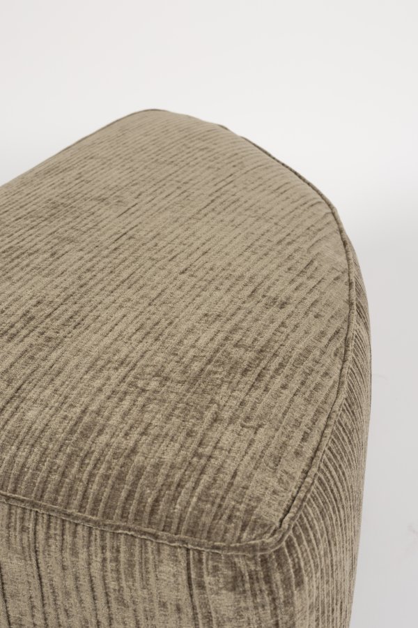 ZUIVER Hunter Sofaelement Pai Puff, Venstre - moseflyel og plast