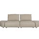 ZUIVER Hunter 3-seters sofa - ekte flyel og plast