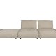 ZUIVER Hunter 4,5-seters sofa - ekte flyel og plast