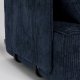 ZUIVER Hunter 4,5-personers sofa - navy fl�jl og plast