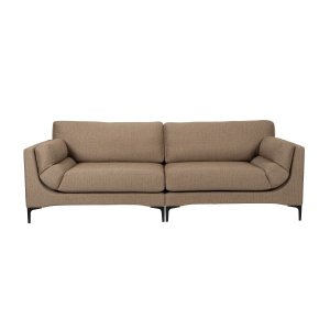 ZUIVER Balkon 3-personers sofa - caramel polyester og stl