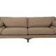 ZUIVER Balkong 3-seters sofa - karamell polyester og stl
