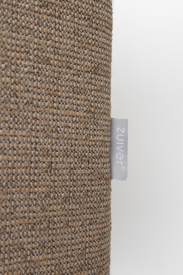 ZUIVER Balkong 3-seters sofa - karamell polyester og stl