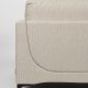 ZUIVER Balkong 3-seters sofa - beige polyester og stl