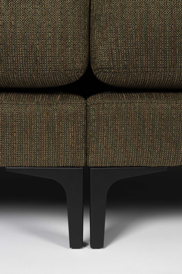 ZUIVER Balkong 3-manns sofa - skog polyester og stl